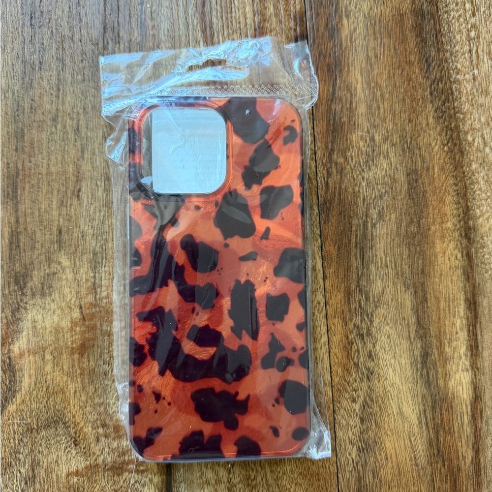 Tortoise Shell Pattern Phone Case - Black and Brown IPhone 14 Pro Max